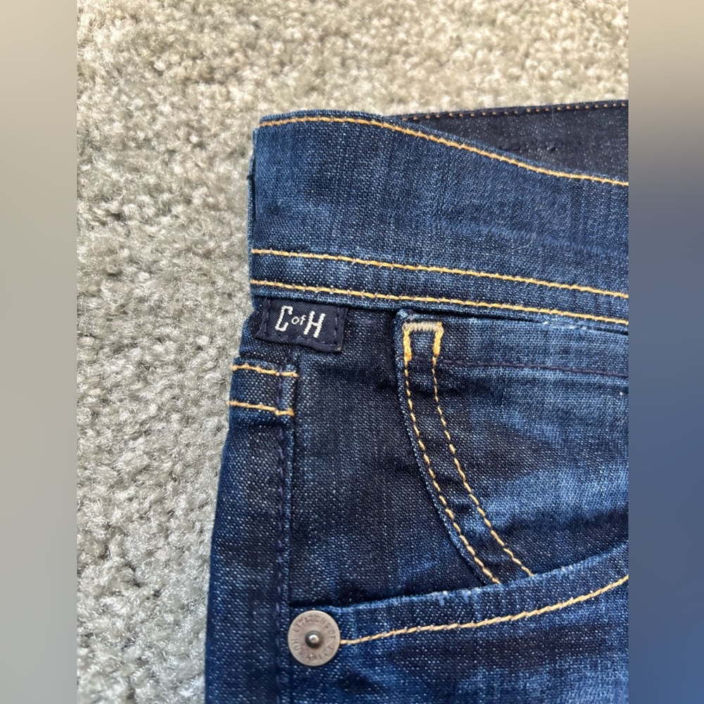Citizens of Humanity Dani Straight Leg Jeans Women’s Size 24 Dark Wash Mid Rise - Picture 7 of 16